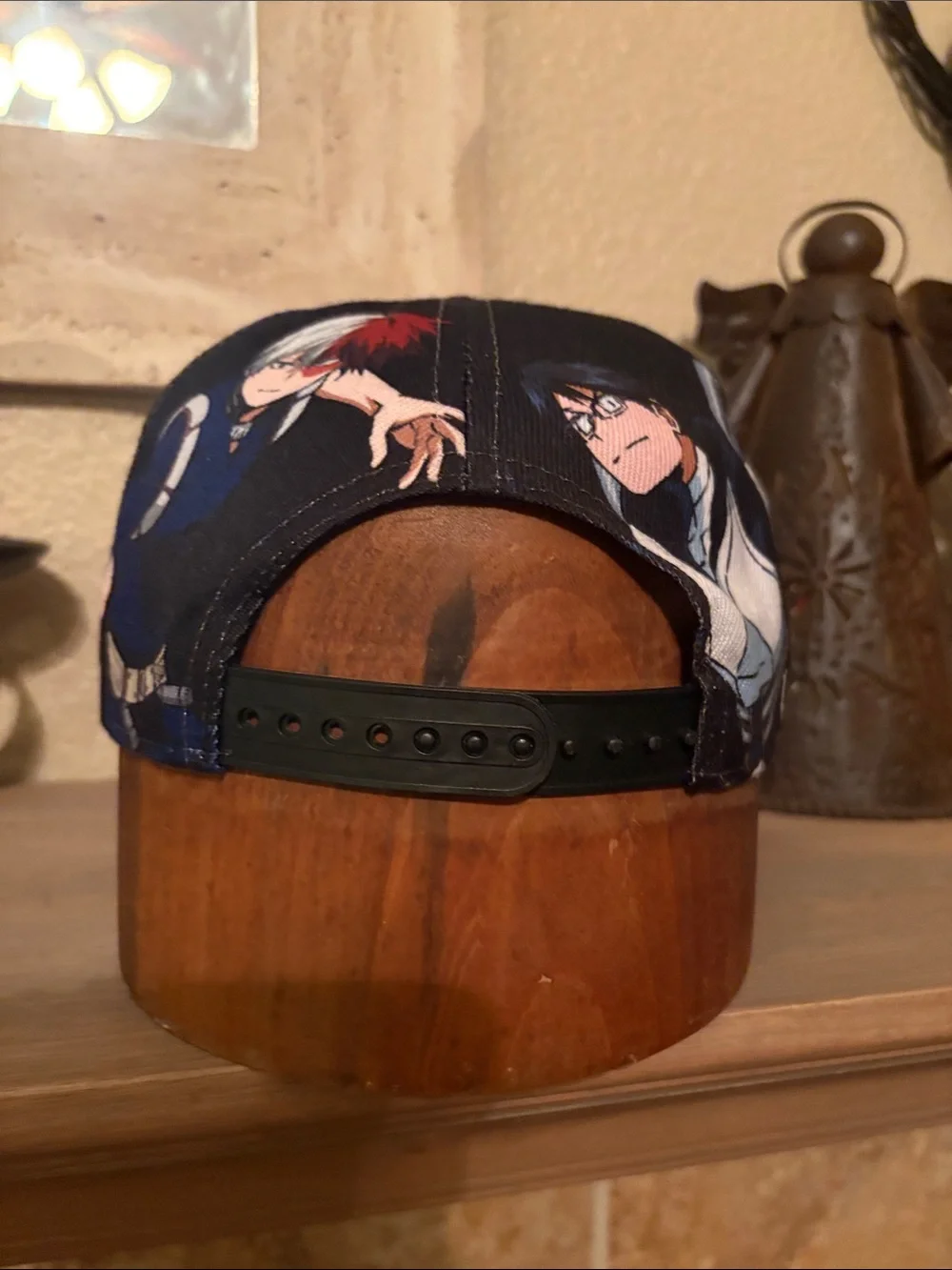 My Hero Academia Black Character Snapback Hat - Deku & Bakugo - Never worn.